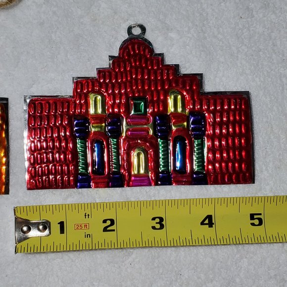 Set of 2 Southwest Design Tin Ornaments - Picture 4 of 5